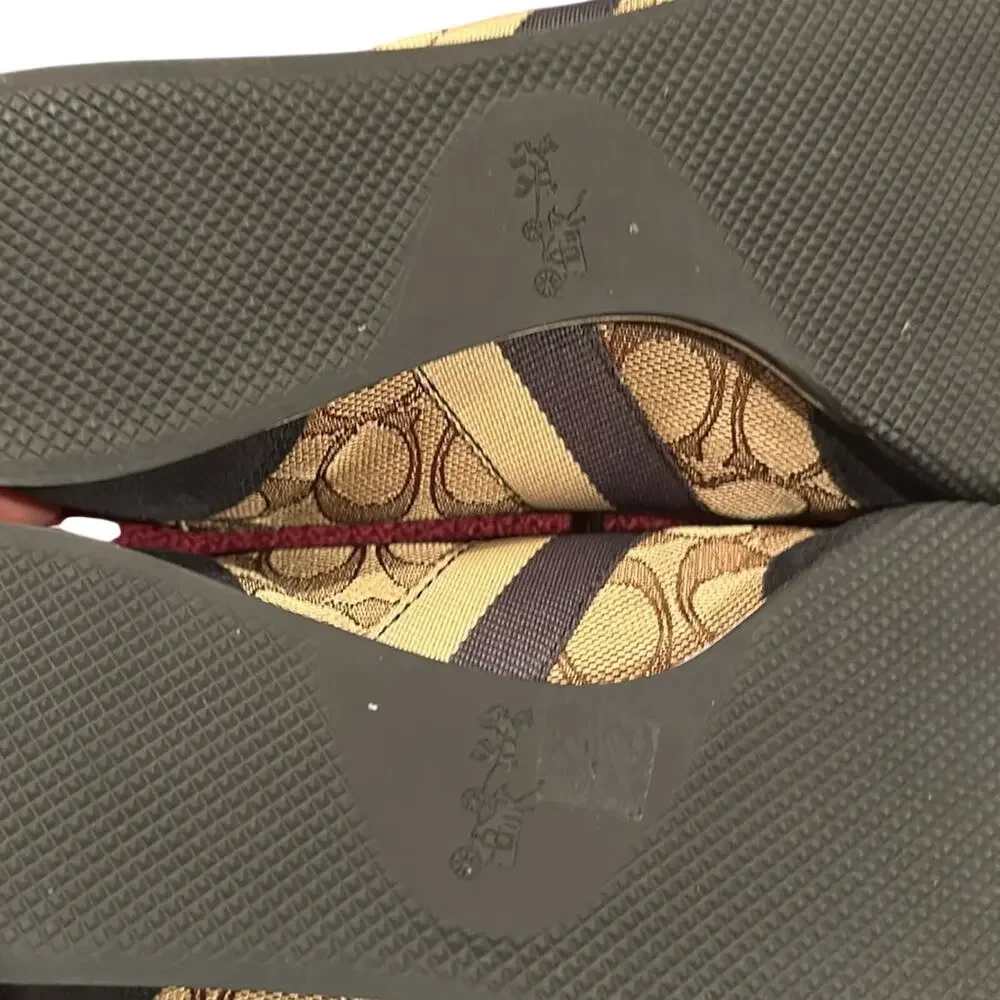 COACH Kelson Outline Signature Suede sneaker Sz 10